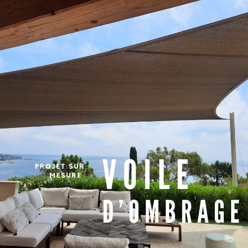 Voile d'ombrage sur mesure